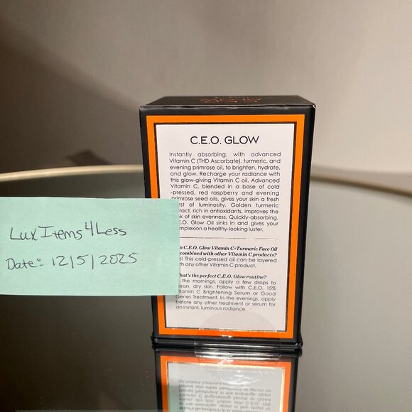 Sunday Riley C.E.O. Glow Vitamin C + Turmeric Face Oil – NEW / Unopened - Picture 6 of 10
